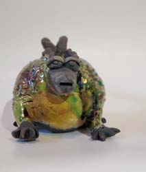 Raku Dragon Whistle