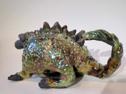 Raku Dragon Whistle