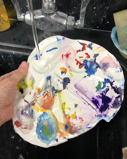 Ceramic Ladybug Palette