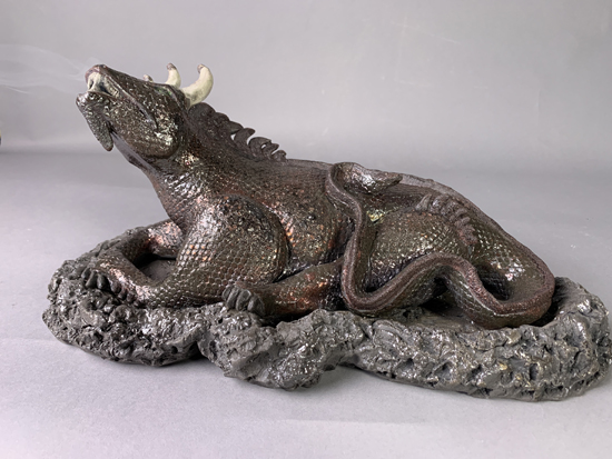 Smoking Sea Dragon -Incence Burner