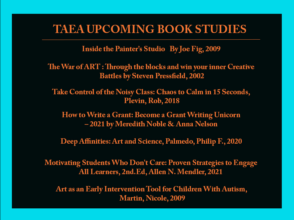 Upcoming TAEA Book Study Book List