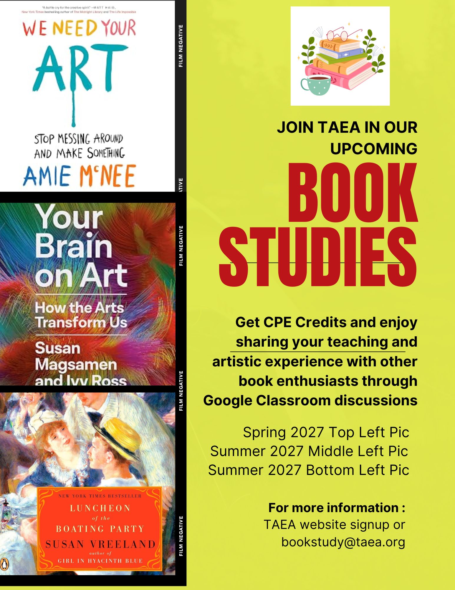 Upcoming Book Studies