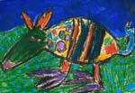 Armadillo And Bluebells