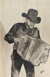 Father Playing the Accordion