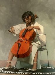 Brooke Playing Cello