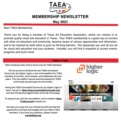 TAEA Member Newsletter - May 2023