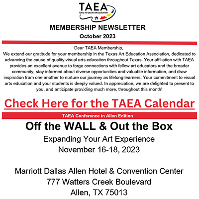 TAEA Member Newsletter - October 2023