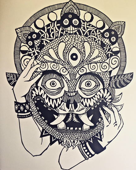 Tibetan Mask