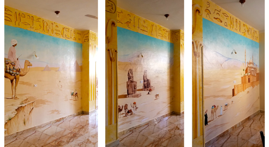 Restaurant Mural in Egypt