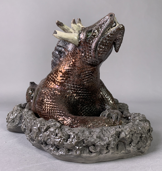 Smoking Sea Dragon -Incence Burner