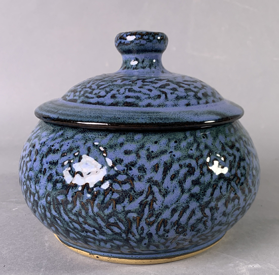 Textured Covered Jar