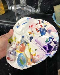 Ceramic Ladybug Palette