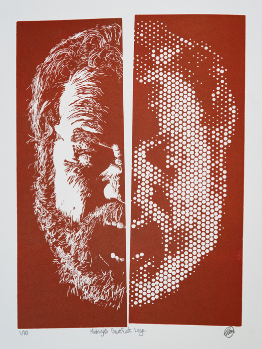 Midnight. Barefoot. Lego.