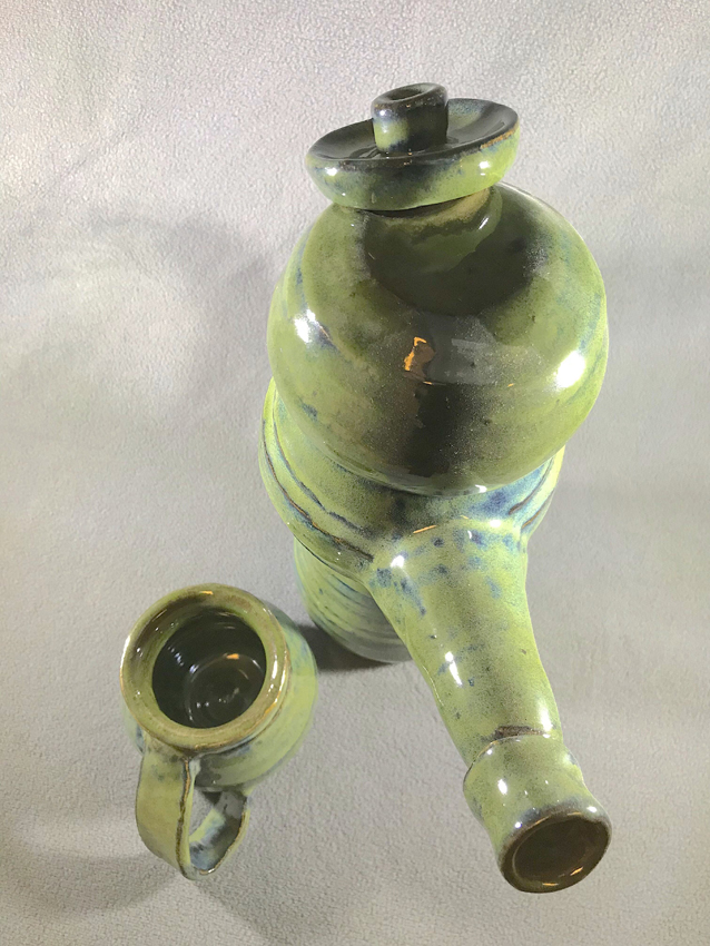 Figurative Teapot and cup