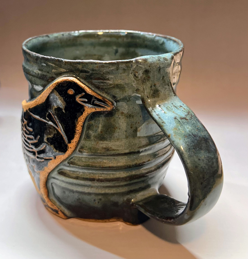 Detailed Raven Mug