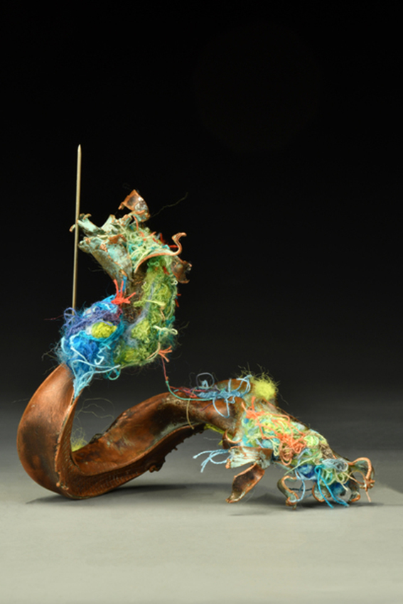 Blossoming Tube Brooch