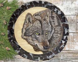 Wolf Resin Plate