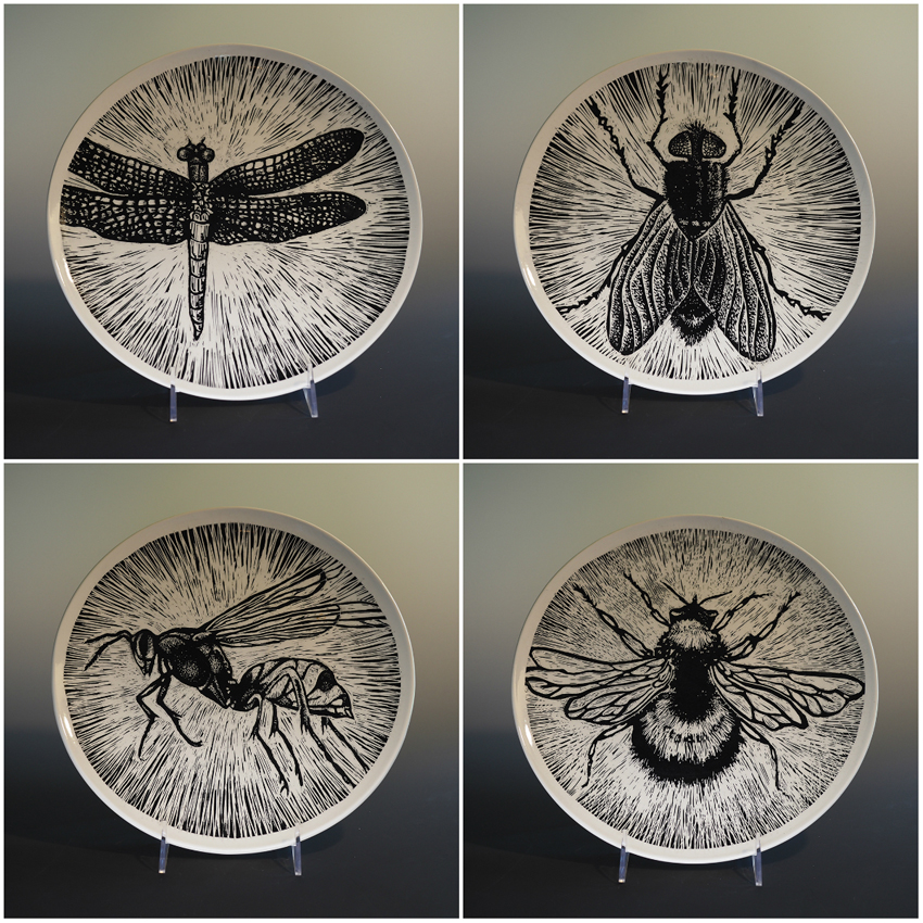 Bug Plates (set of 4)